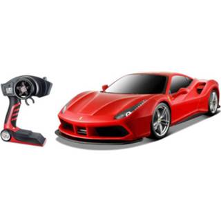 👉 Rood kunststof Maisto sportauto Ferrari 488 GTB 2.4 GHz 90159821335