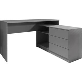 👉 Bureau grijs Meubella - Tammy 138 cm 8720168916709