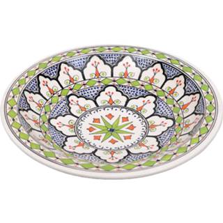 👉 Serveerschaal aardewerk multikleur Azis Ø 30 cm SOR.AZ.30 Dishes & Deco 8719244401673