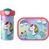 👉 Kunststof roze Mepal Lunchset Campus Unicorn 8711269957241