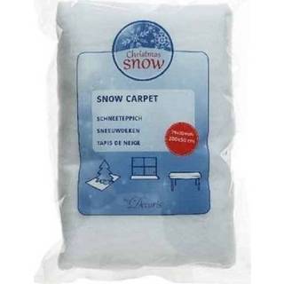 👉 4x stuks sneeuwdeken / sneeuwtapijt 200 x 50 cm winter decoraties