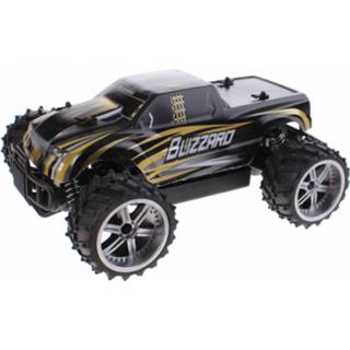 👉 Zwart goud kunststof goudkleurig ThomaxX RC buggy 1:16 X-Truggy Blizzard 29 cm zwart/goud 8719689408015