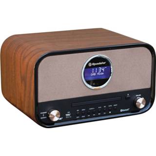 👉 Retro radio bruin hout Roadstar HRA-1782D+BT DAB+ & CD Speler 7621800032461