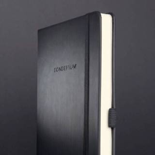 👉 Notitieboek Sigel Conceptum Pure Hardcover A4 Zwart Blanco