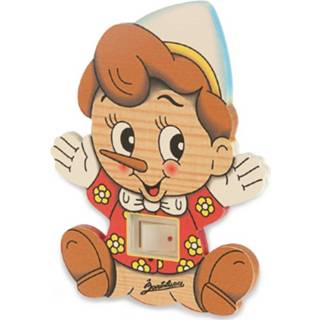 👉 Bartolucci Nachtlamp Hout Pinokkio Bartolucci 1 Stuks Meerdere Kleuren Hout