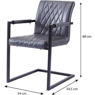 👉 Eetkamerstoel antraciet grijs Joey Kuge Design 7141218246538