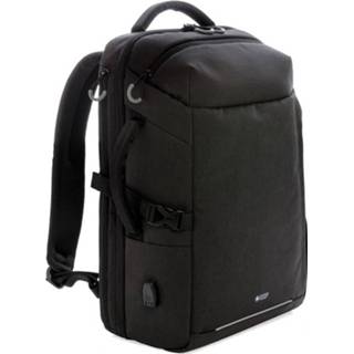 👉 Backpack zwart polyester Swiss Peak travel 20 liter 8714612111703
