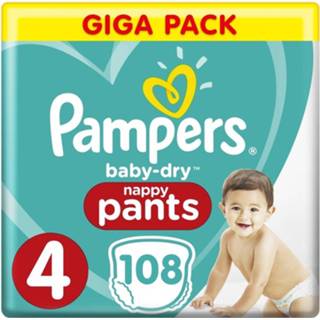 👉 Pamper 4 108 baby's Pampers Baby Dry Pants Maat - Luierbroekjes 8001090967961