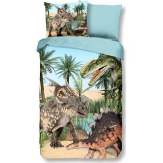 👉 Dekbedovertrek katoen flanel multikleur Good Morning Years - / 1-persoons (140x200/220 cm + 1 sloop) Multi 8717285176208