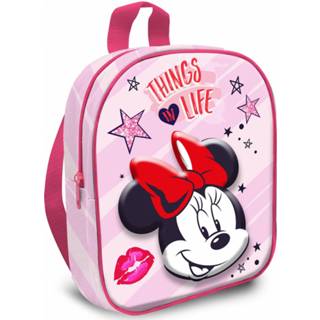 Rugzak roze rood polyester Disney Minnie Mouse junior 6,5 liter roze/rood 8435507839952