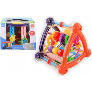 👉 Rammelaar multicolor kunststof multikleur Jonotoys speelset junior 20,5x18x18 cm 8717154281163