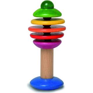 👉 Multicolor houten hout multikleur Walter rammelboom 15 cm 4038162612409