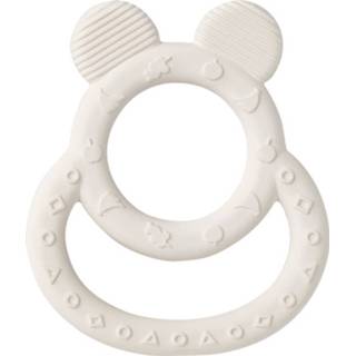 👉 Wit rubber Saro bijt- en badspeelgoed oortjes 10,5 cm 8719817553488