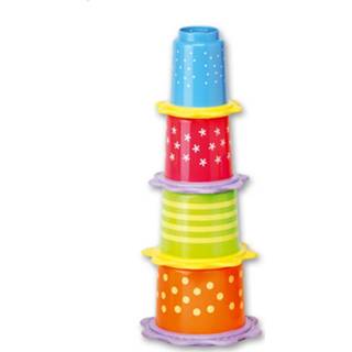 👉 Bijtring kunststof multikleur Saro stapelbare emmers met junior 12 x cm 8424568002306