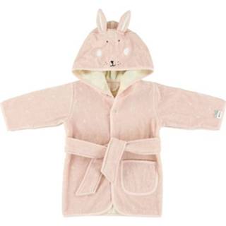 👉 Badjas roze katoen Trixie Mrs. Rabbit biologisch maat 1-2 jaar 5400858118363