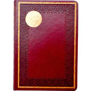 👉 Notitieboek rood karton papier Verhaak Old Books 12 x 17 cm karton/papier 8713261935418