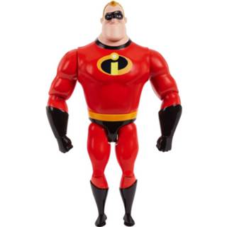 👉 Speelfiguur rood zwart kunststof Disney Pixar Mr. Incredible junior 17 cm rood/zwart 887961880632