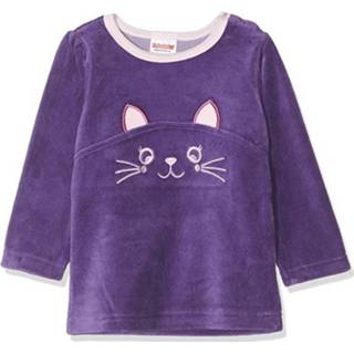 👉 Paars polyester meisjes Playshoes pyjamashirt Kat 4010952508987