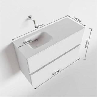 👉 Toilet meubel urban ada MONDIAZ 80cm toiletmeubel army. LEX wastafel links zonder kraangat 6017314336330