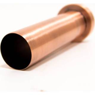 👉 Sifon koper geborsteld messing copper Saniclear verlengbuis 40cm 6013925878825