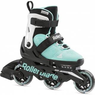 👉 Wit kinderen Microblade 3WD G Aqua/White - Verstelbare Kinderskates 8050459837568