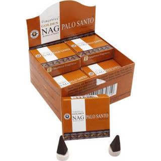 👉 Wierookkegel Wierookkegels Golden Nag Palo Santo (12 pakjes van 10 Kegels) 8906022930610