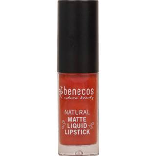 👉 Lippenstift Benecos Vegan Lipstick Liquid Natural MAT Trust in Rust 4260198095363