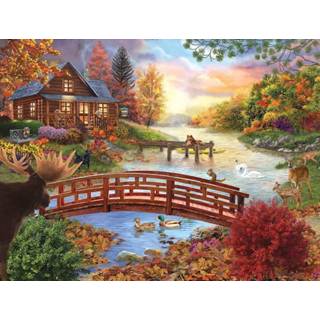 👉 Puzzel Autumn Evening 1000 Stukjes