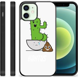 👉 Bumper hoesje IPhone 12 Mini Cactus Poo 8720215803600