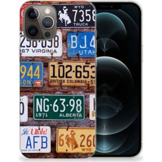 👉 Siliconen hoesje IPhone 12 Pro Max met foto Kentekenplaten 8720215806670