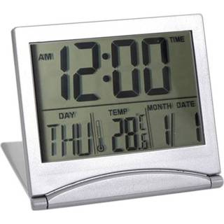 Wekker Mayitr Vouwen LCD Mini Reizen Weerstation Desk Temperatuur digitale Klok Alarm voor Thuis Levert 8720073505838