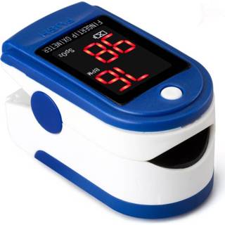 👉 Saturatiemeter blauw Gezondheidszorg Digitale Vinger Tip Pulsoximeter Blood Oxygen Spo2 Pulsioximetro Verzadiging De Dedo Pulso Monitor - Bla 8720035398782