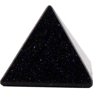 Standbeeld blauw zand 40*30mm Stenen Piramide Natuurlijke Gesneden Punt Aventurijn Chakra Healing Reiki Crystal Carfts Gratis pouch 8719898125413