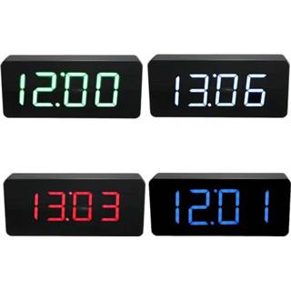 👉 Alarm Clock LED - Zwart en Groen
