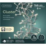 👉 Wit transparante Clusterverlichting lumineo 768-lamps LED 'warm ' snoer 8717427546821