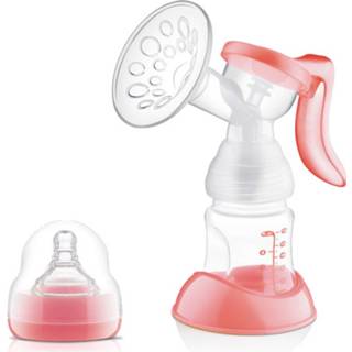 👉 TONICHELLA Handleiding Borstvoeding Pomp BPA Gratis Baby Krachtige Tepel Zuig Silicon PP Handig Moedermelk Pomp Fles T0100 - Geel