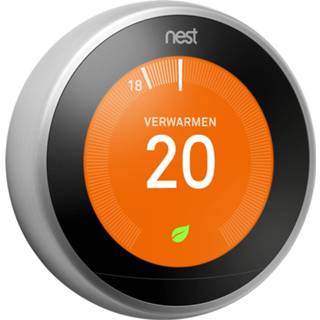 👉 Google Nest Learning stalen thermostaat