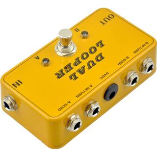 👉 Effectpedaal oranje AB Looper Effect Pedaal loop Switcher true bypass voor elektrische gitaar voetschakelaar 8720073482924