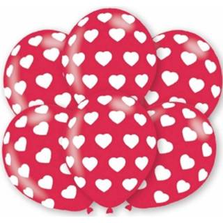 👉 Ballon multikleur 30x Stuks Party Ballonnen Met Hartjes Motief 27.5 Cm - Valentijn En I Love You Feestartikelen 8720276255646