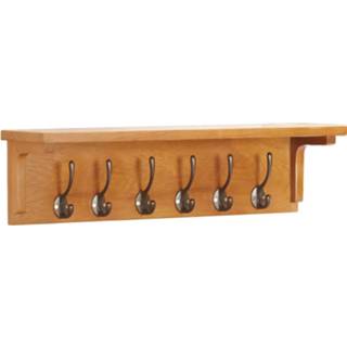 👉 Kapstok eikenhout hout bruin Vidaxl 60x16x16 Cm Massief 8720286006931