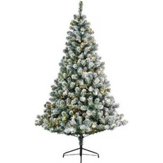👉 Kunstkerstboom kunststof groen Kunst Kerstboom Imperial Pine Met Sneeuw En Verlichting150 Cm - Kunstbomen 8719538985889