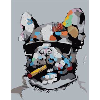 👉 Multikleur Schilderen Op Nummer - Hond #2 40 X 50 Cm 8719748394860