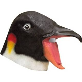 👉 Dierenmasker rubber multikleur Pinguin Van Latex 8719538083035