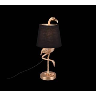 👉 Tafellamp goud Lola Flamingo 42cm 4017807459340
