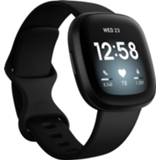 👉 Smartwatch zwart FitBit Versa 3 Uni