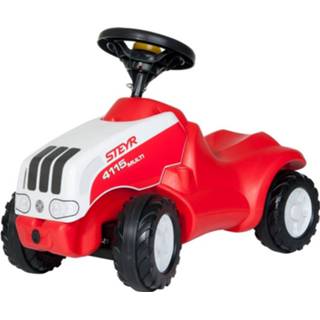 👉 Looptractor kunststof rood Rolly Toys Rollyminitrac Steyr 4115 Junior Ro/wi 4006485132010
