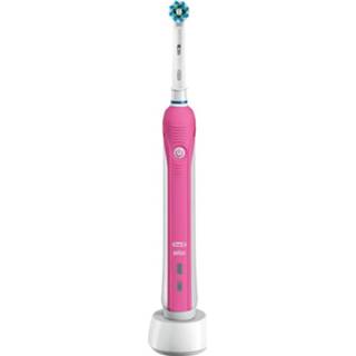 👉 Elektrische tandenborstel roze Oral-b Pro 2 2000n Crossaction - 4210201178736