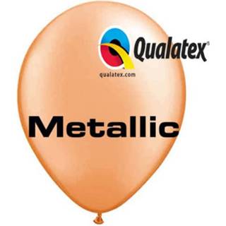 👉 Ballon oranje multikleur mannen Ballonnen Metallic Mandarin 30 Cm 100 Stuks 5032561489593