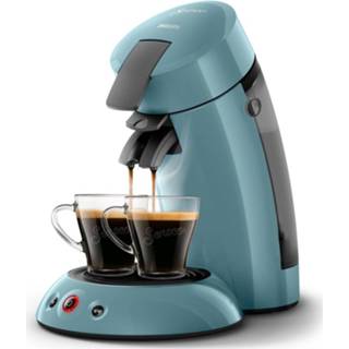 👉 KoffiePad machine blauw kunststof Philips Senseo® Original Koffiepadmachine Hd6553/20 - Lichtblauw 8710103822608