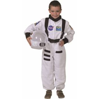 👉 Astronaut kostuum synthetisch wit kinderen Astronauten Voor 128 8718758220213